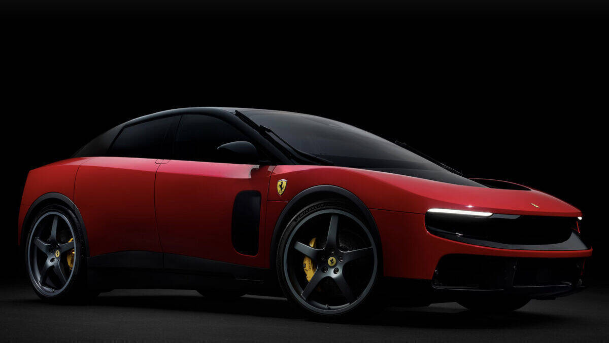 Den neuen Luce gibt's natürlich auch im klassischen Ferrari rot.