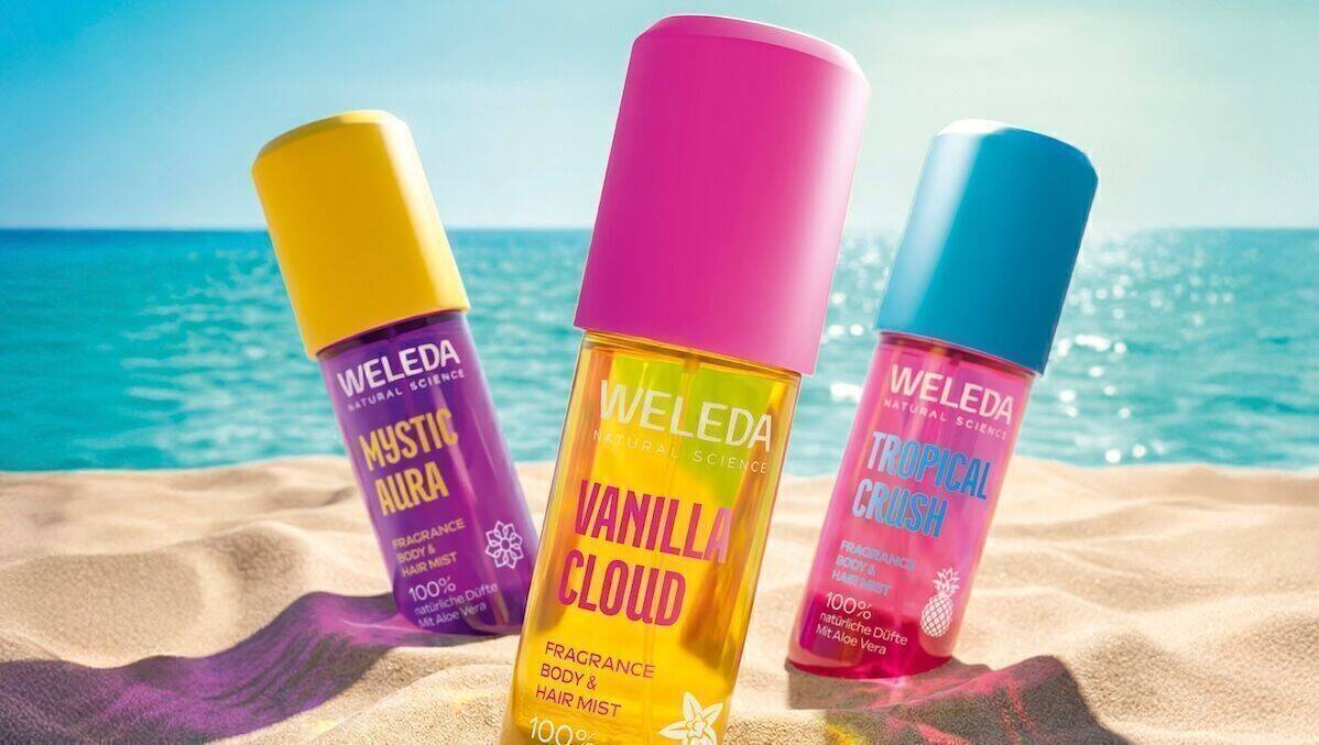Die Einführung der drei Düfte Hair & Body Mist von Weleda lief ausschließlich über Tiktok.