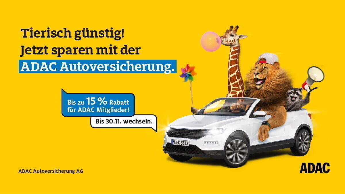 Ein Versicherungswechsel macht Spaß, meint die ADAC Autoversicherung. 