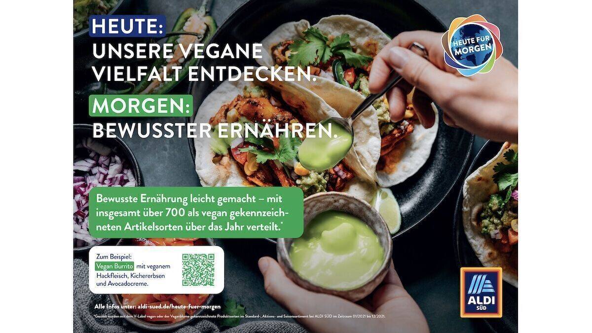 Aldi treibt seine Positionierung im Bio- und Vegan-Bereich voran.