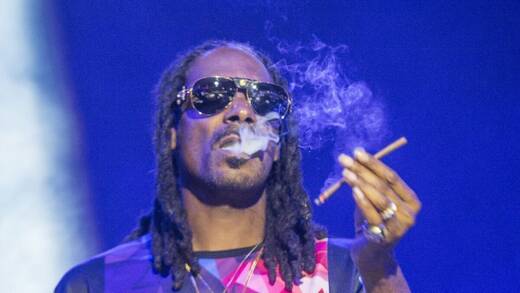 Entspannt: Snoop Dogg beim letzten Super Bowl.