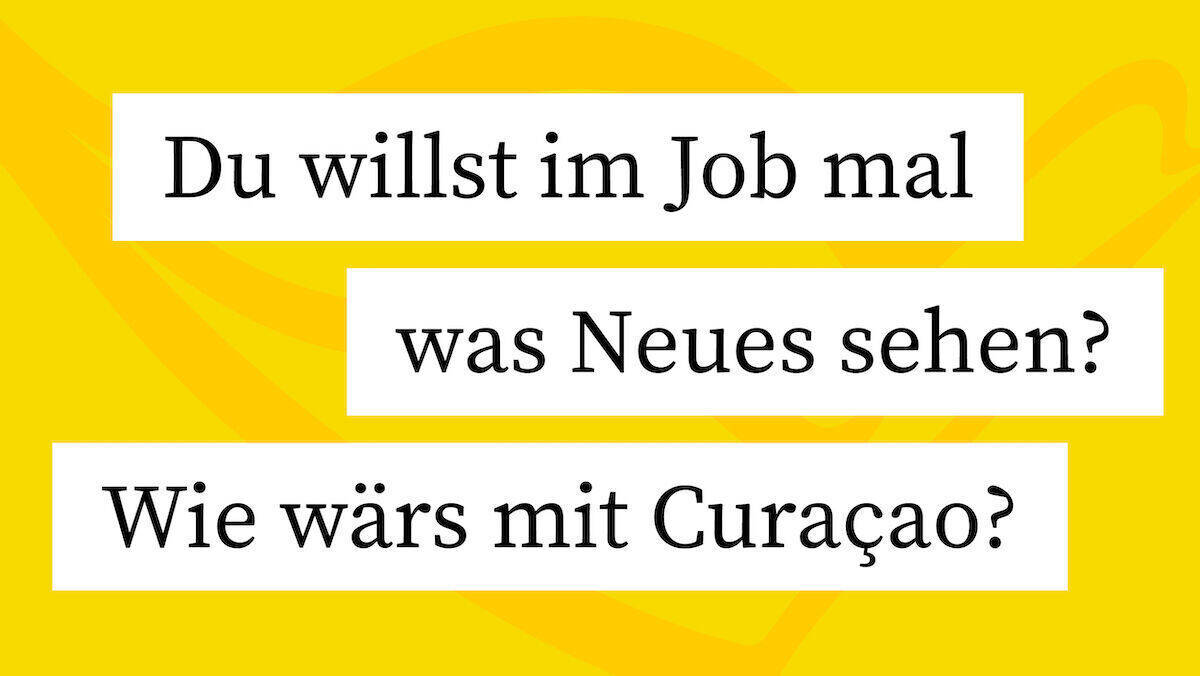 Die Recruiting-Kampagne von Aida Cruises ist simpel, mehr als das ikonische Logo braucht es manchmal aber auch nicht, um Lust auf einen wahren Traumjob zu machen.