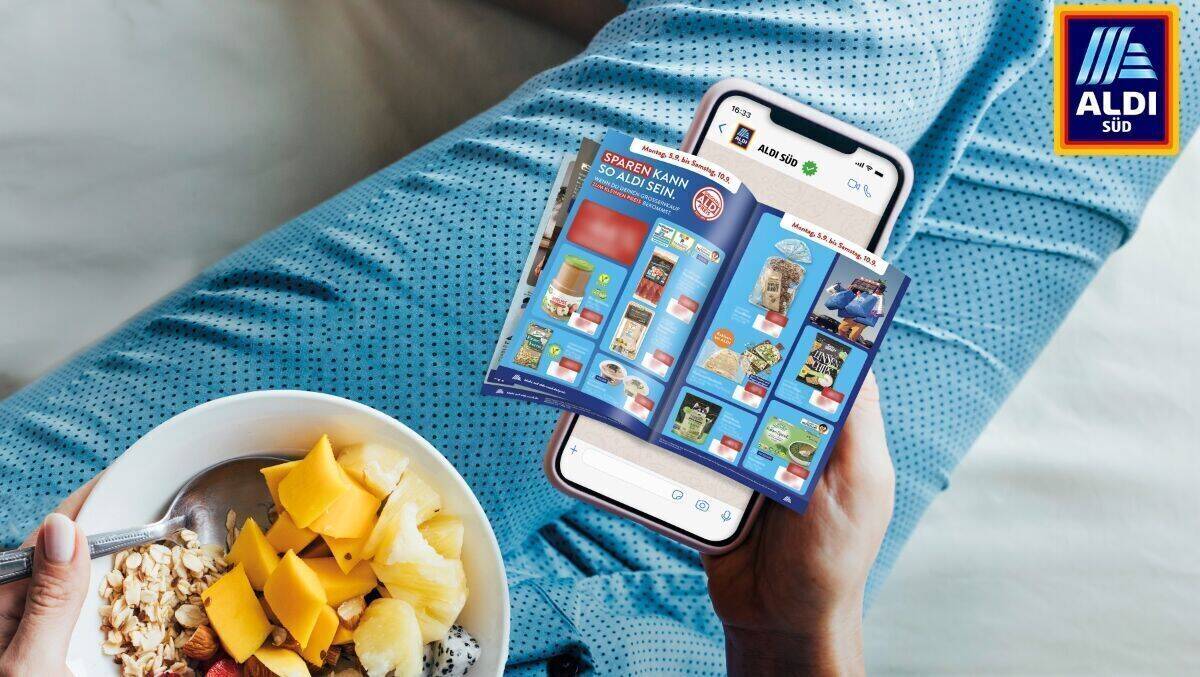 Prospekte von Aldi Süd gibt's jetzt auch via WhatsApp