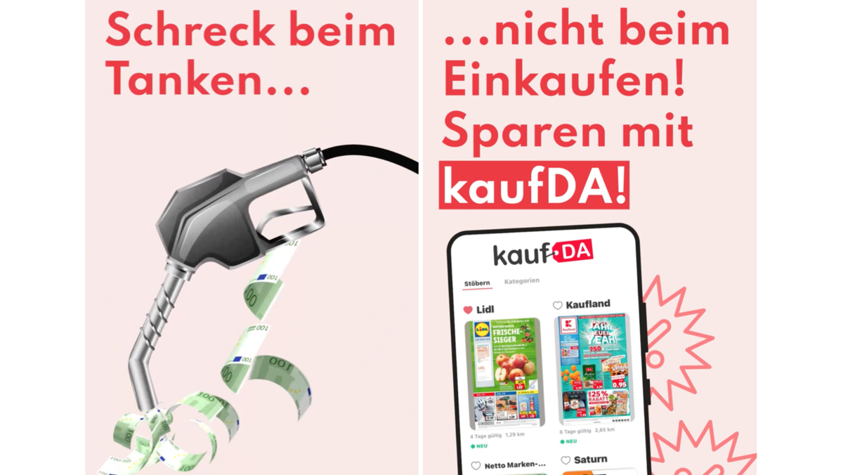 App-Werbung: DOOH-Kampagne spielt mit den hohen Spritpreisen.