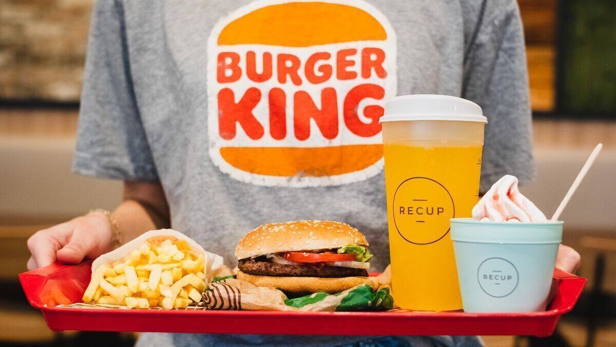Burger King setzt künftig auf wiederverwendbare Becher von Recup.
