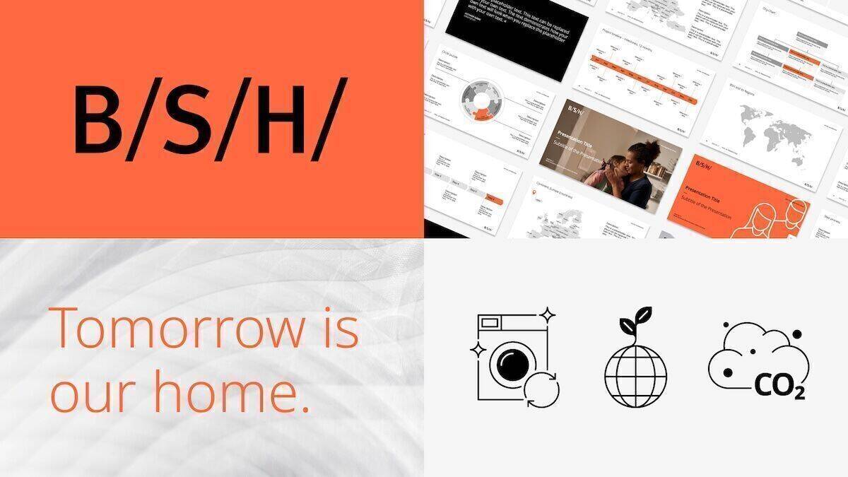 Eine Schrift, die in unzählige Sprachen weltweit übersetzbar ist und eigens für den Konzern entwickelte Icons: Ein Jahr nach dem Pitchgewinn wird das neue BSH-Design endlich ausgerollt.