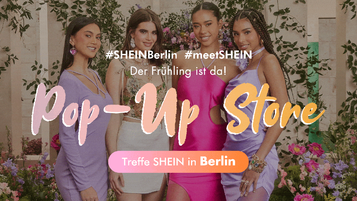Shein ist zwar digital-first, setzt aber auch auf Pop-up-Stores.