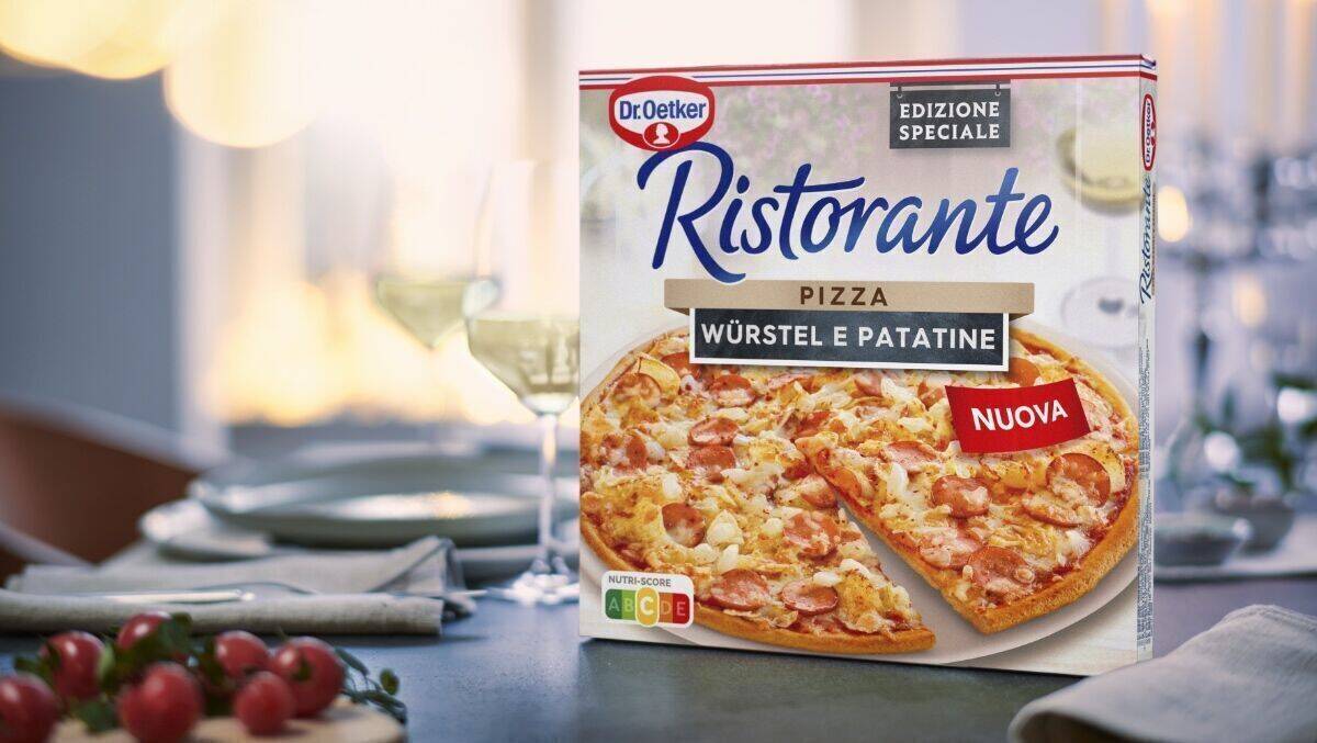 Pizza mit Würstchen und Chips: Neu von Dr. Oetker