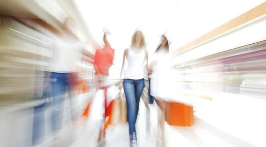 Geshoppt wird weiterhin - gerne auch günstig.