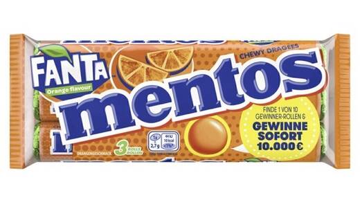 Neben den klassischen Sorten Mint und Frucht ist auch die Limited Edition Fanta Teil der Aktion.
