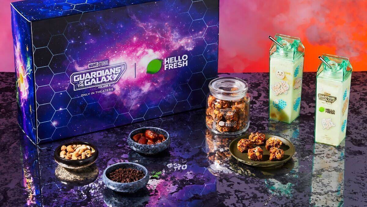 Hello Fresh präsentiert Snacks aus dem Film "Guardians of the Galaxy Vol. 3"