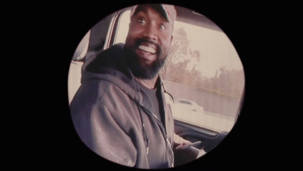 Kanye West – ein Ausschnitt aus dem wirren Video, das der Rapper jetzt veröffentlichte.