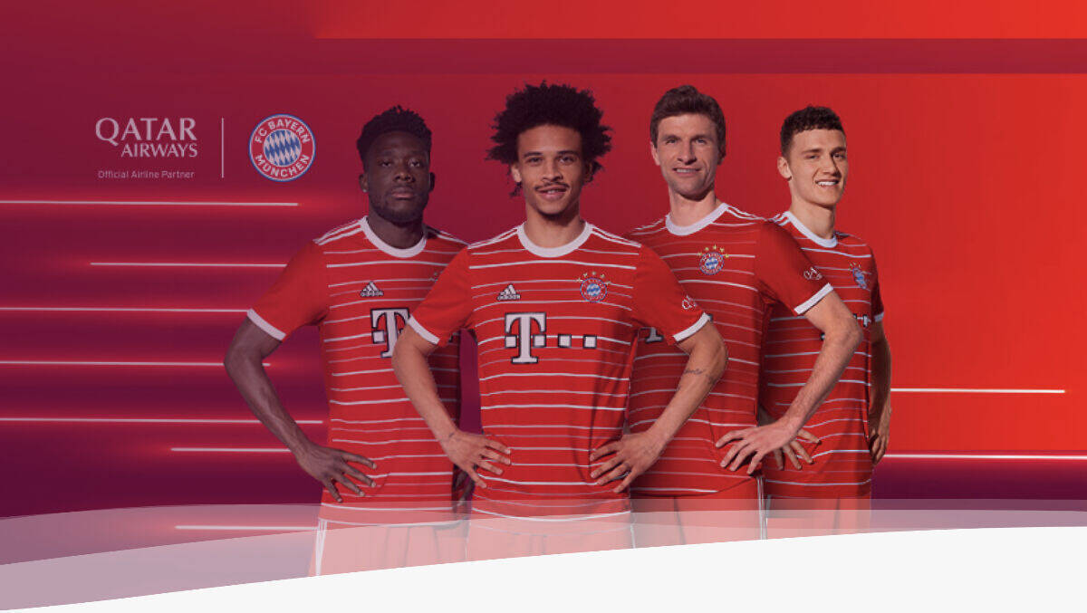 Seit 2018 ist Qatar Airways offizieller Sponsor des FC Bayern München.