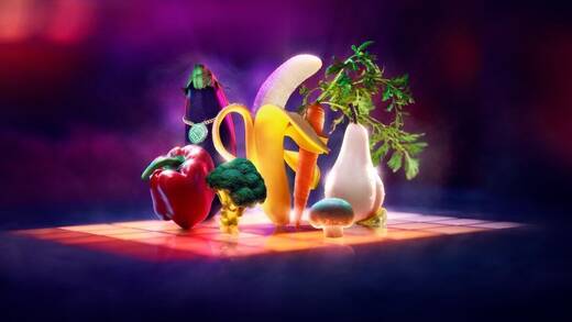 In "Wir feiern die Frische" wird die Obst- und Gemüseabteilung zum Dancefloor.