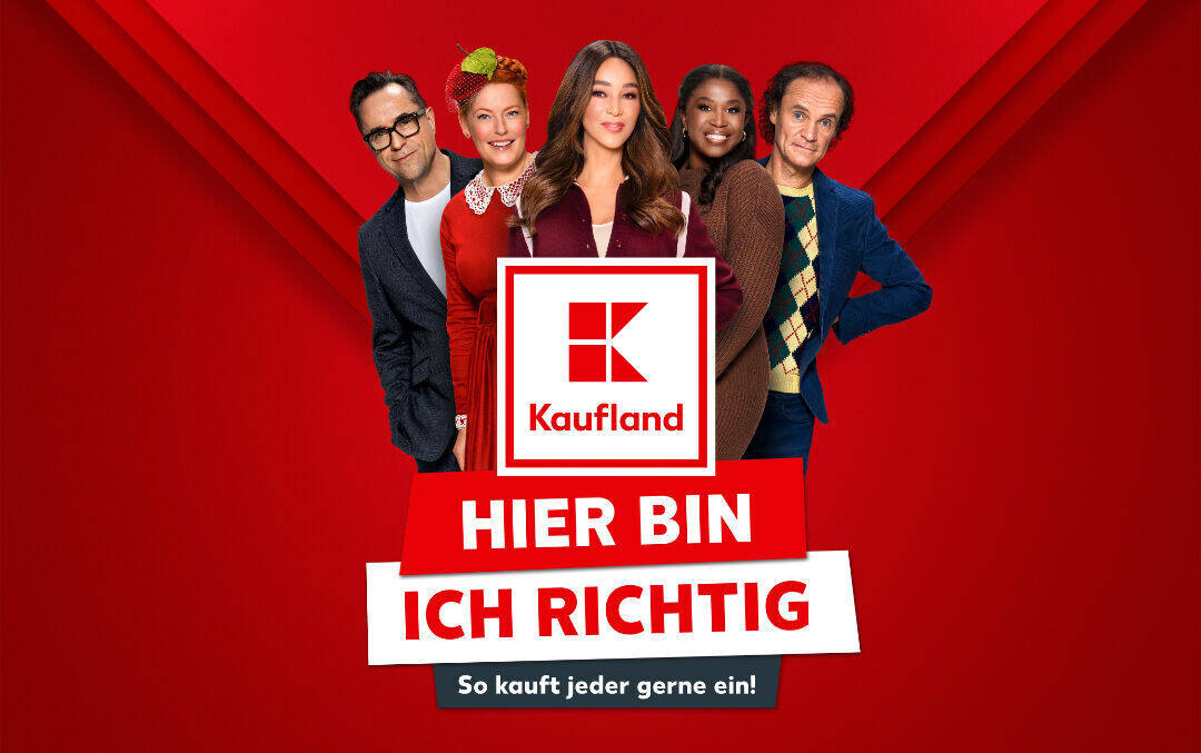 Fünf Prominente für Kaufland.