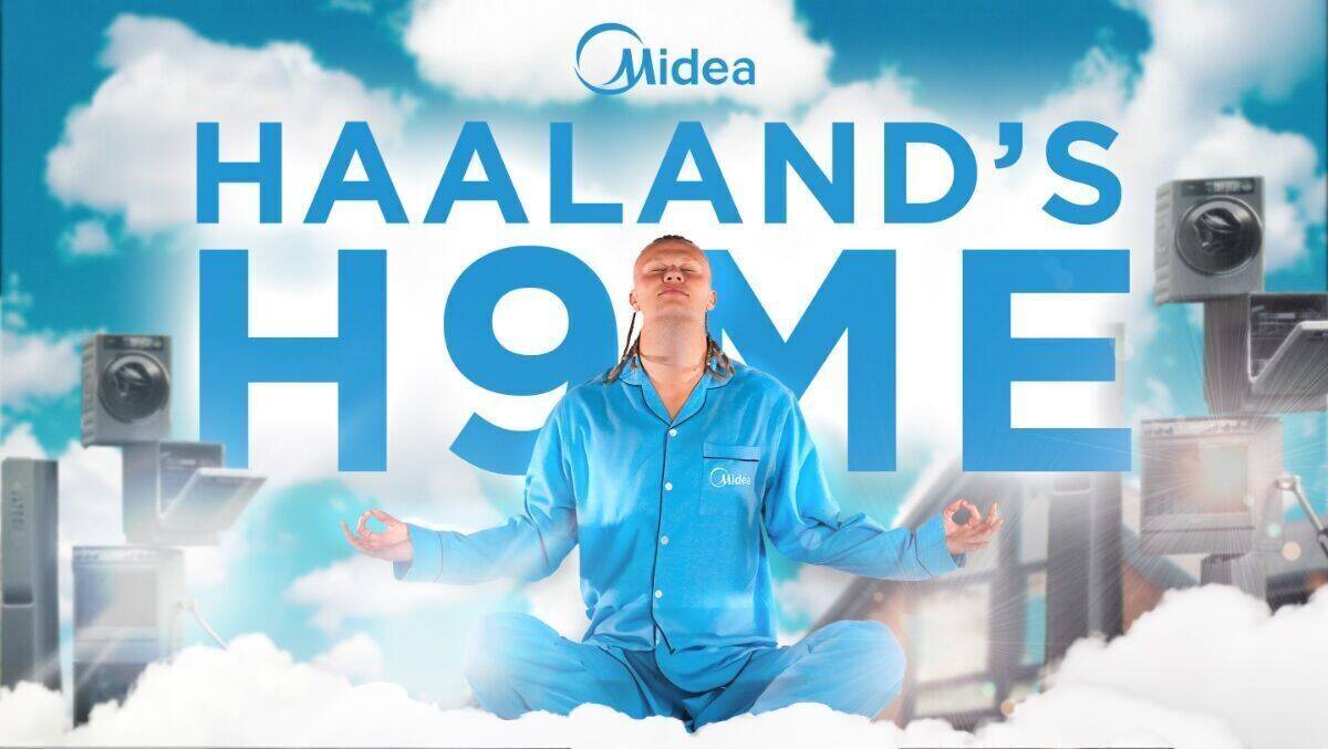 Erling Haaland ist das neue Testimonial von Midea.
