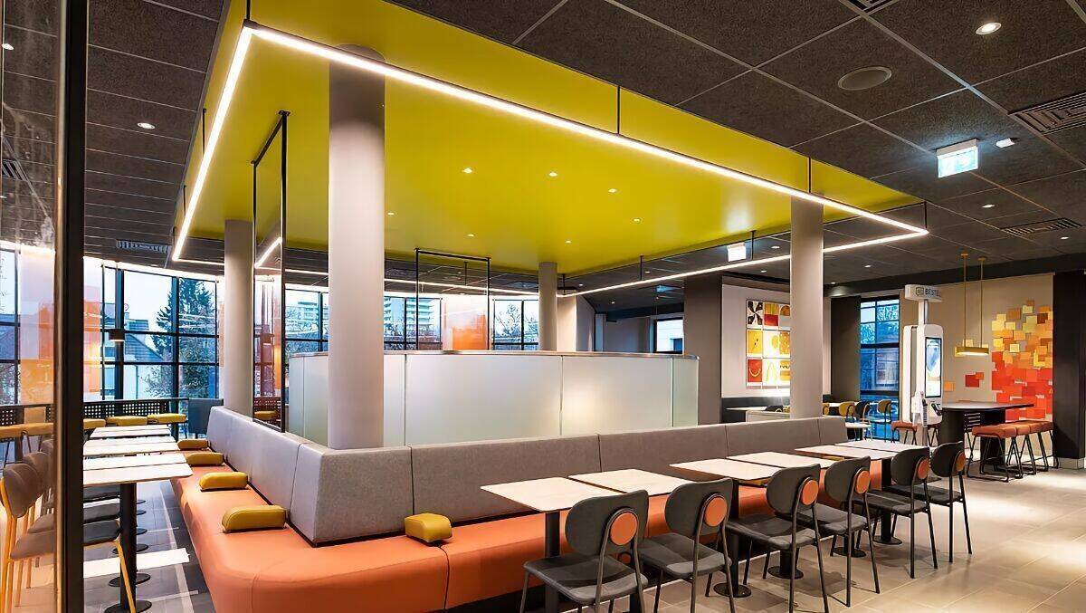 McDonald's eröffnet in München Deutschlands modernste Filiale.