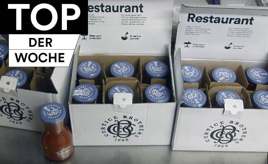 Ready für den Restaurant-Einsatz: Ketchup von Curtice Brothers.