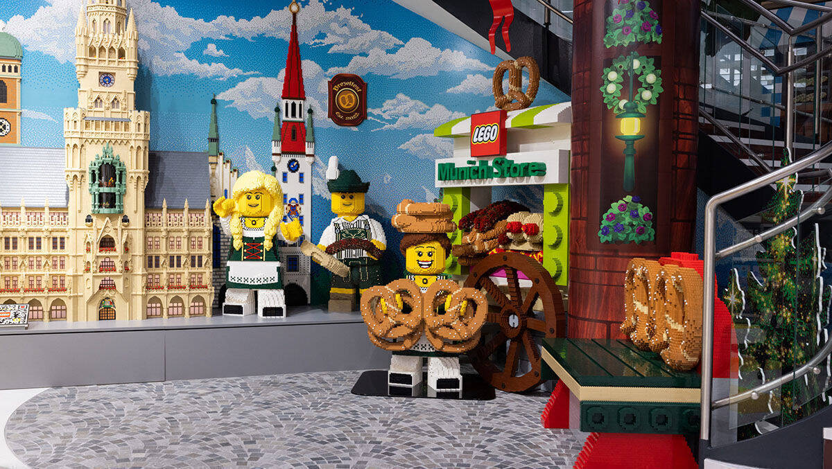 Lego hat jetzt auch einen Flagship-Store in München in der Innenstadt.