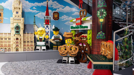 Lego hat jetzt auch einen Flagship-Store in München in der Innenstadt.