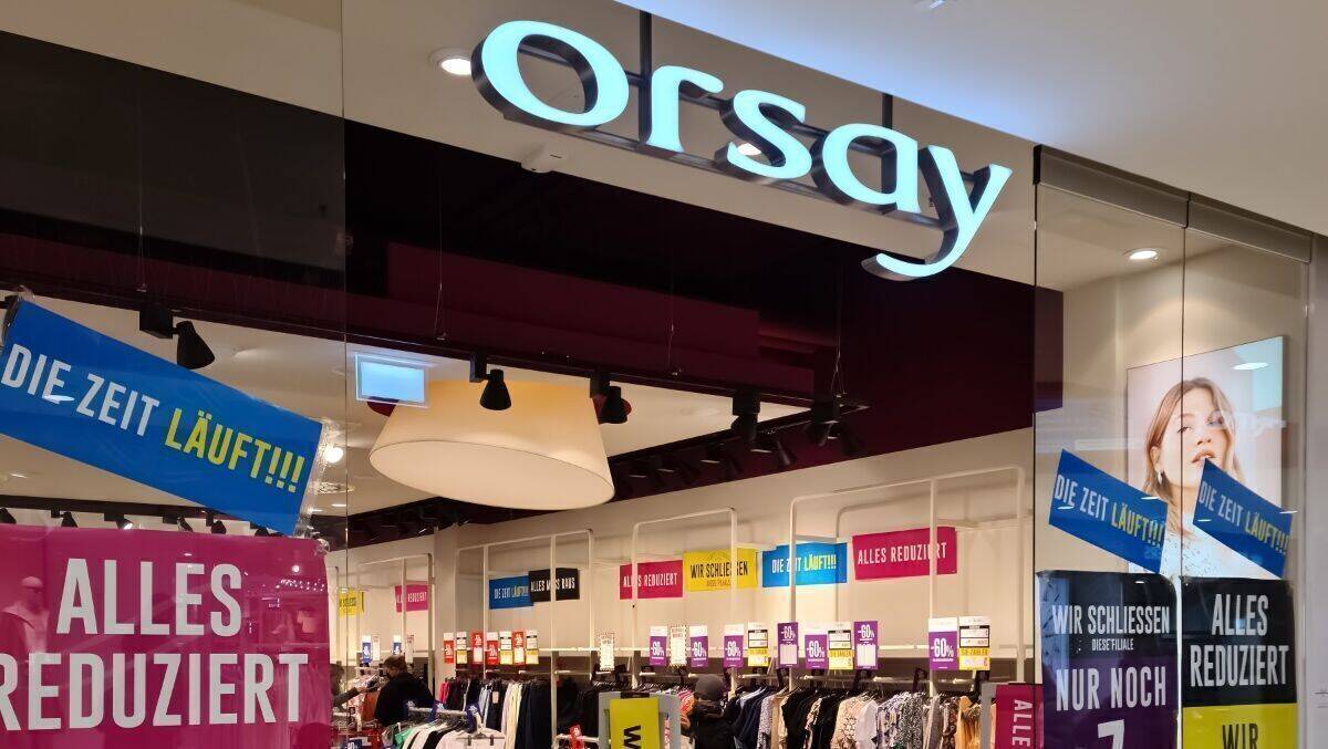Orsay macht alle Läden zu.