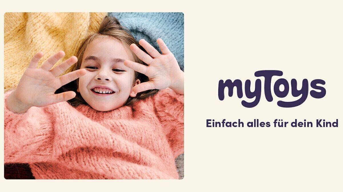 Ganz schön verspielt: Das neue Logo von Mytoys.
