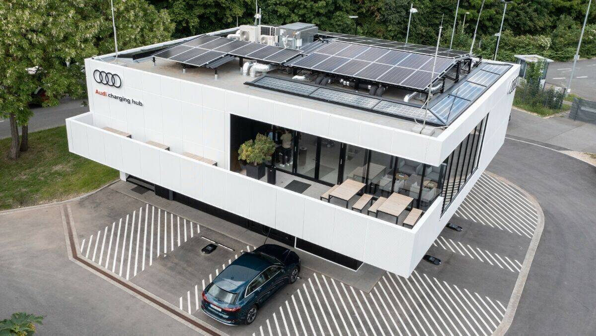 Der erste Audi Charging Hub war ein voller Erfolg.