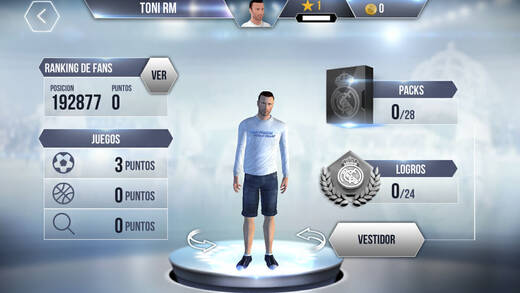 In Real Madrid Virtual World können sich Fans auch Avatare erstellen.
