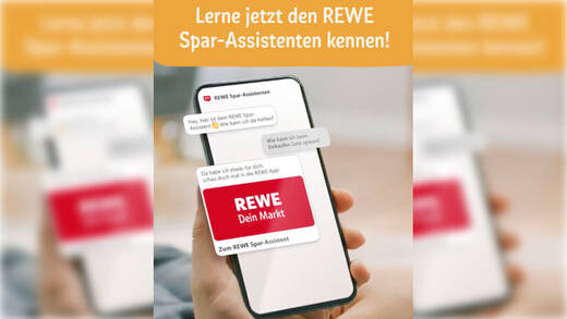 Rewe startet einen Chatbot bei Instagram.