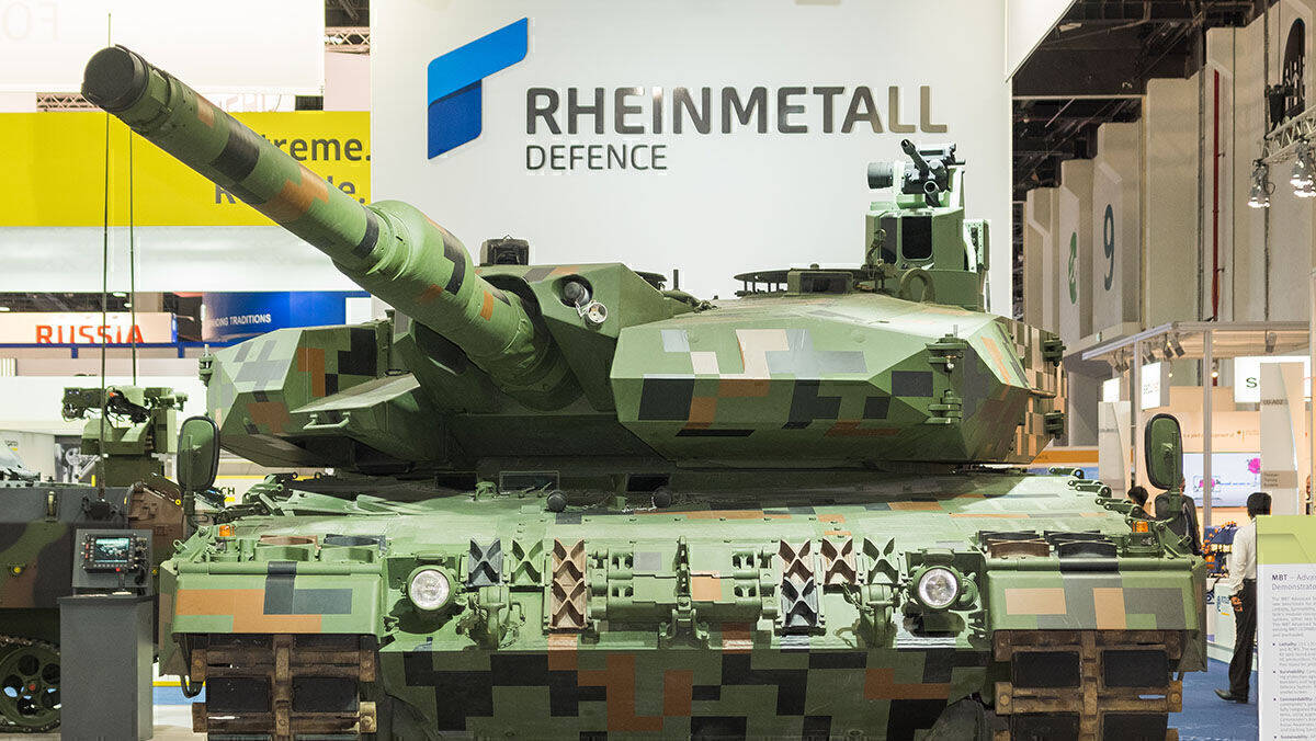 Printanzeigen für Panzer? Rheinmetall AG zeigt, wie es geht.