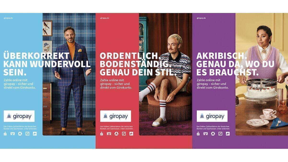 Bunt und lustig sind sie ja, die Motive für Giropay. Leider ist das Produkt für die Deutschen nicht so sexy.