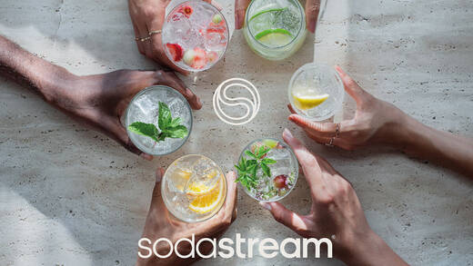 Sodastream präsentiert seine 360-Grad-Neupositionierung.