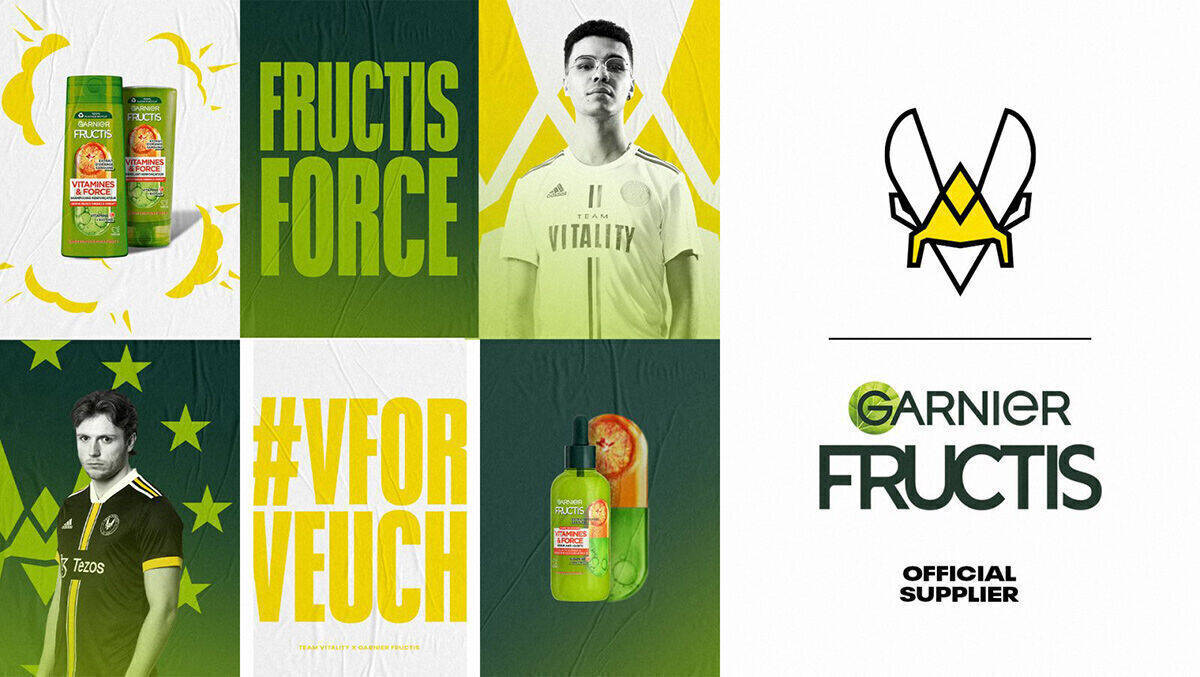 Haben die Haare schön: Bekannte E-Sportler werben jetzt für Garnier Fructis.