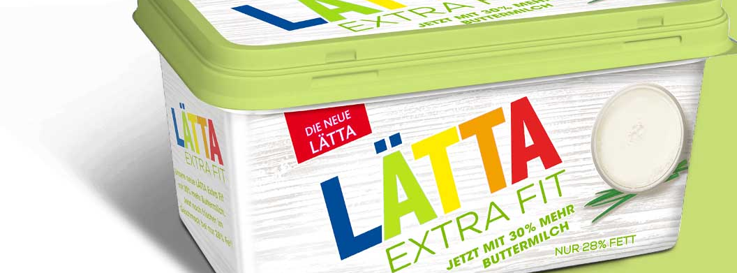 Zuletzt wenig werblich aktiv: die Lätta-Range.