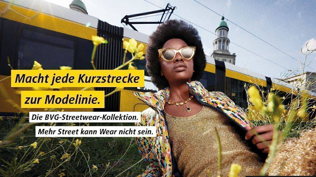 Die BVG-Kollektion entstand in Zusammenarbeit mit der Young-Fashion-Brand QS by S.Oliver.