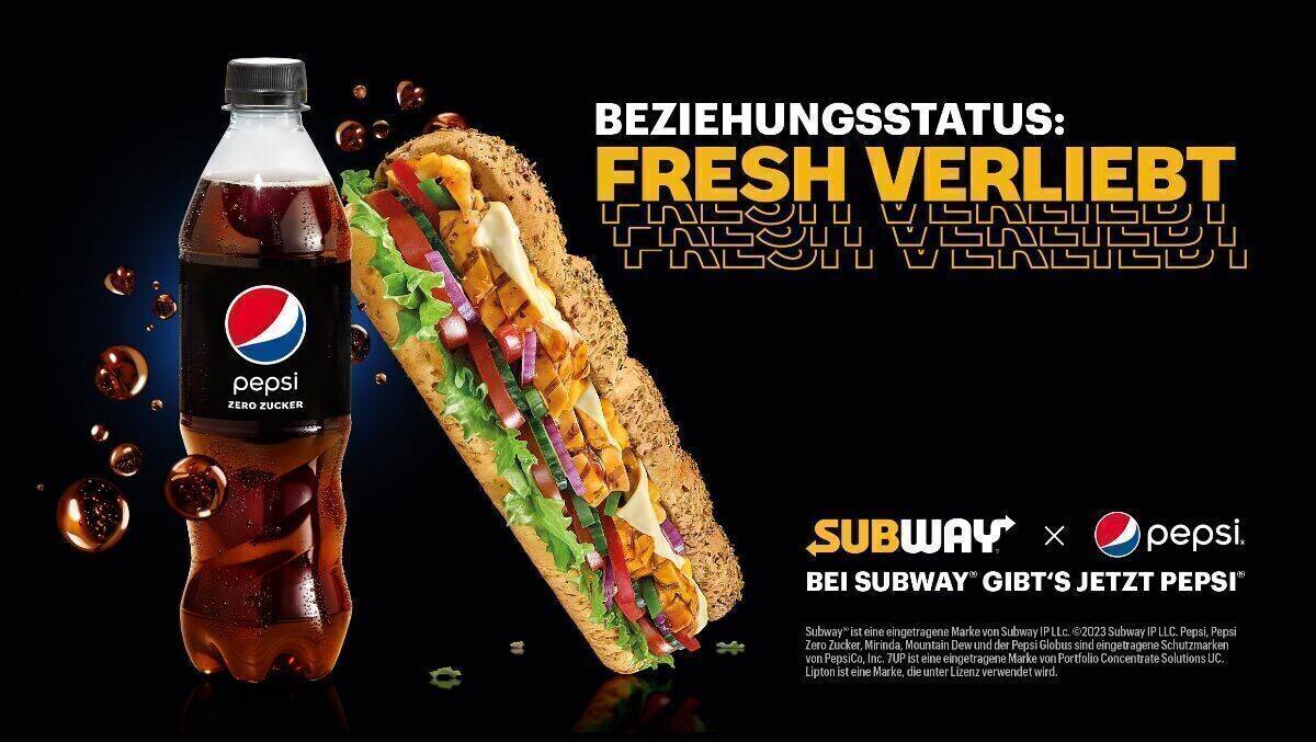 Pepsi und Subway arbeiten zusammen.