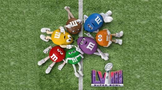 Beim Super Bowl dabei: M&Ms