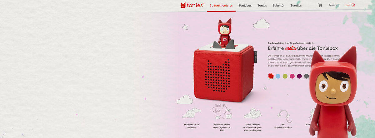 Tonies: Bei Fragen springt die Community ein.