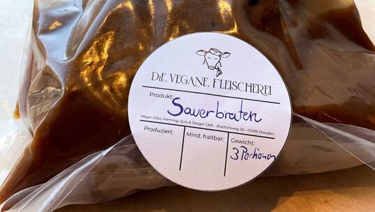 Bild: "Vegane Fleischerei" in Dresden muss Produkte umbenennen