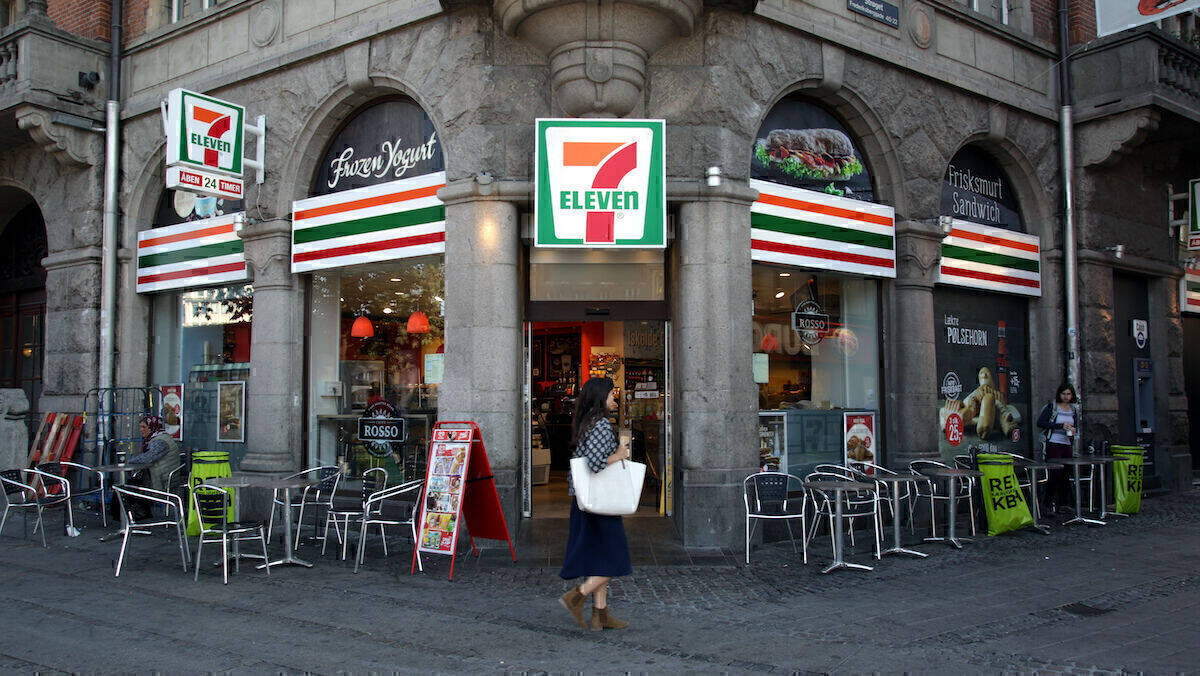 7-Eleven in Kopenhagen. In Dänemark ist die Franchise-Kette bereits seit 1993 aktiv.