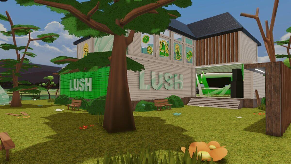 Lush ist ins Decentraland eingezogen.