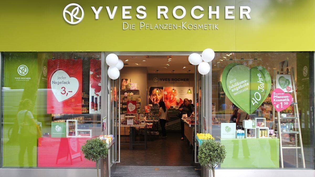Die Läden von Yves Rocher werden zugemacht.