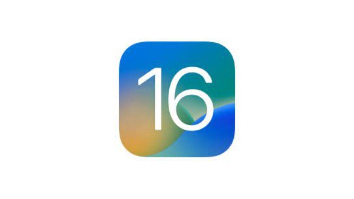 Mit diesem Logo bewirbt sich iOS 16 gerade für Beta-Tests für Entwickler und öffentliche Tester der Public Betas.