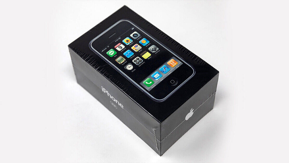 Verkaufe Schatz, noch eingeschweißt: Dieses iPhone 1 brachte eine Rekordsumme.