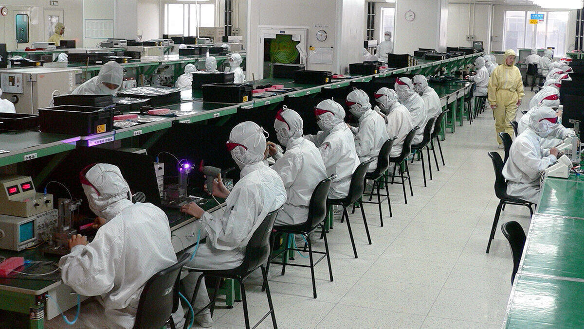 Die Apple-Montage bei Foxconn in Shenzhen könnte bald an Bedeutung verlieren.
