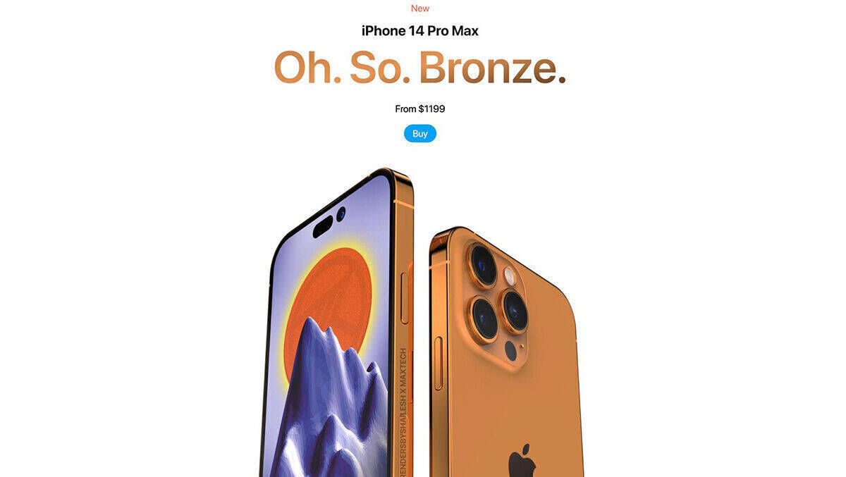Gold wert? Beim iPhone 14 steigen die Preise.