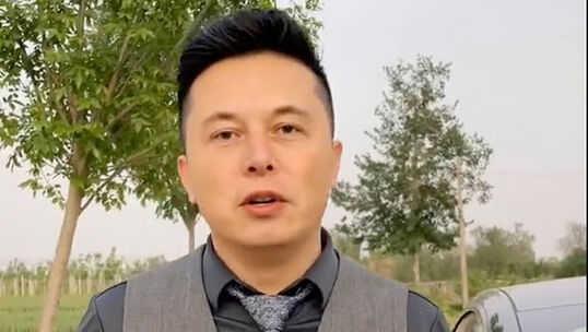 Bild: China sperrt Doppelgänger von Elon Musk