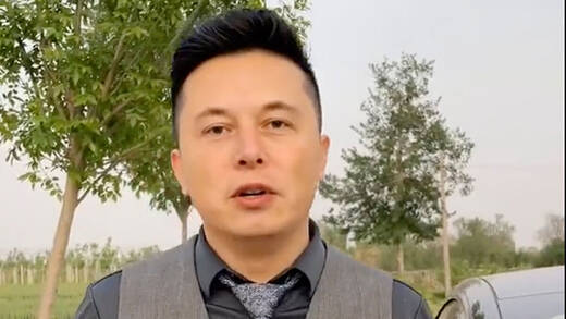 Ähnliches Gesicht, weniger Geld: Elon Musks chinesischer Doppelgänger Yilong Ma.