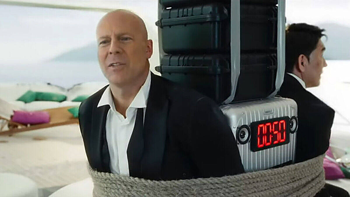 Dieses Gesicht gehört nicht dem echten Bruce Willis (soweit man weiß).