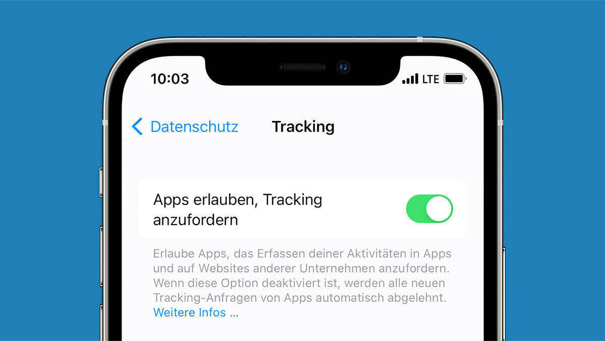 Schalter auf grün: Überraschend viele Apple-Nutzer stimmen dem Datentracking zu.